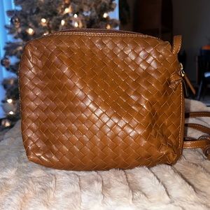 NWT Cognac leather vintage Bottega Veneta purse